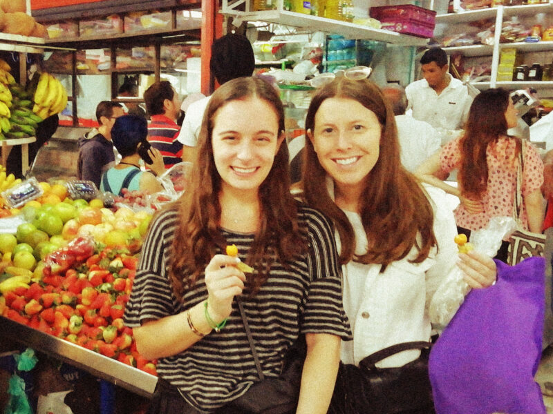 Tropical fruits at Bogotá Farmers Market